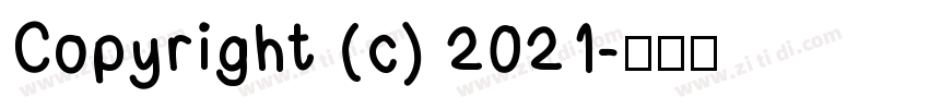 Copyright (c) 2021字体转换